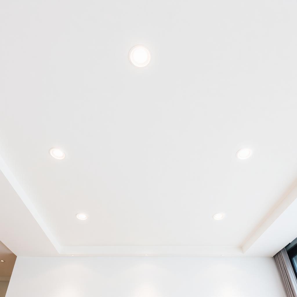 Plafond avec éclairage